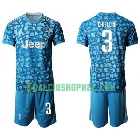 Juventus Chiellini 3 Bambino Maglia Terza 2019/2020 Manica Corta (+ Pantaloncini)